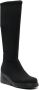 Camper wedged knee-length boots Black - Thumbnail 2