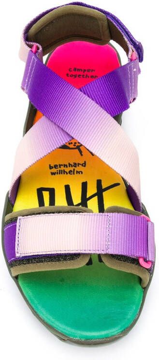 Camper x Bernhard Willhelm together Himalayan sandals Purple