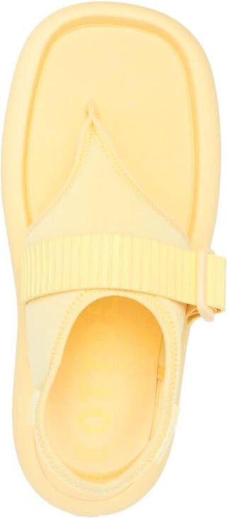 Camper x Ottolinger tonal-stretch sandals Yellow