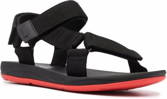 Camper x SailGP Match touch-strap sandals Black