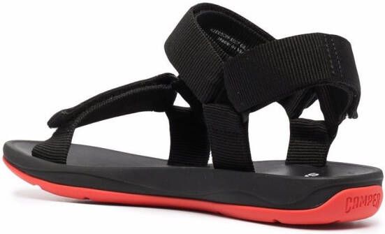 Camper x SailGP Match touch-strap sandals Black