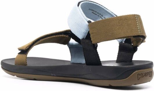 Camper x SailGP Match touch-strap sandals Green