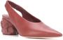 CamperLab chunky heel pointed slingback pumps Brown - Thumbnail 2