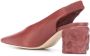 CamperLab chunky heel pointed slingback pumps Brown - Thumbnail 3