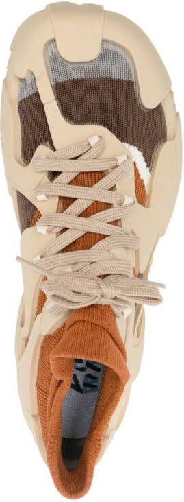 CamperLab colour-block lace-up sneakers Neutrals