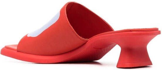 CamperLab Dina mule sandals Red