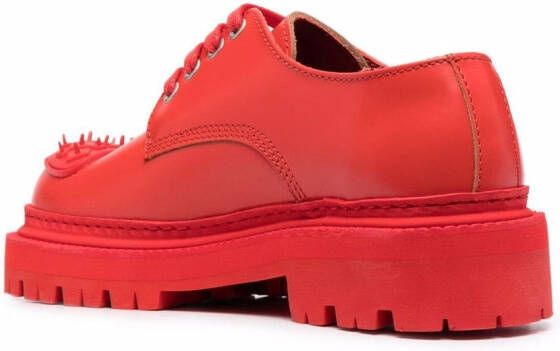 CamperLab Eki lace-up leather shoes Red
