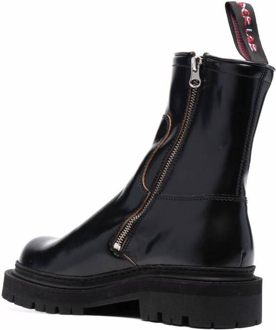 CamperLab Eki leather ankle boots Black