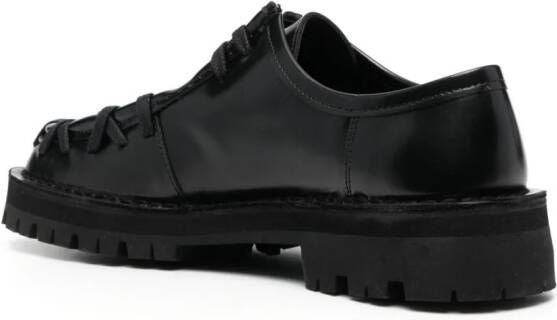 CamperLab Eki leather derby shoes Black