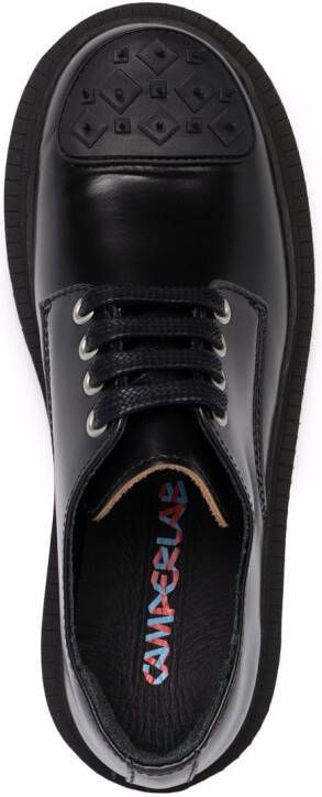 CamperLab eki spike-studded leather shoes Black