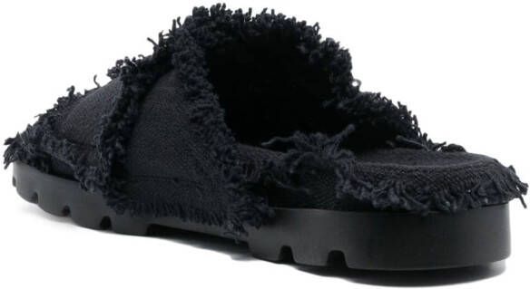 CamperLab frayed-strap sandals Black
