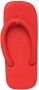 CamperLab Hastalavista leather flip flops Red - Thumbnail 4