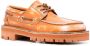 CamperLab lace-up leather boat shoes Brown - Thumbnail 2