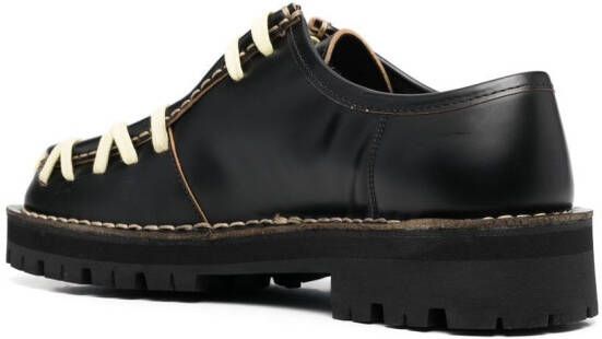 CamperLab lace-up leather Derby shoes Black