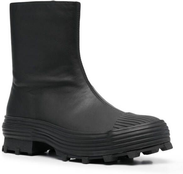 CamperLab leather ankle-length boots Black