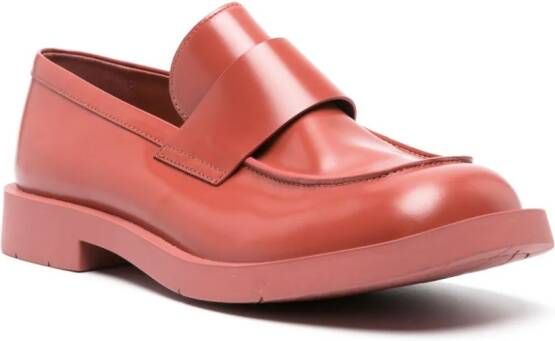 CamperLab MIL 1978 leather loafers Red