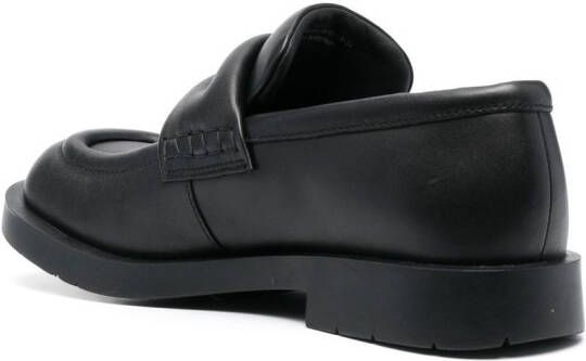 CamperLab Mil 1978 padded leather loafers Black