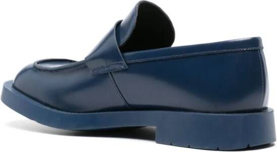 CamperLab Mil 1978 polished leather loafers Blue