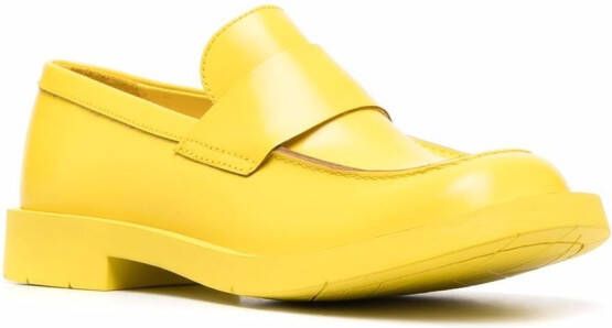 CamperLab Mil 1978 square-toe loafers Yellow