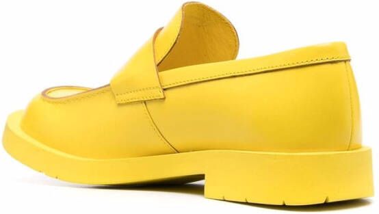 CamperLab Mil 1978 square-toe loafers Yellow