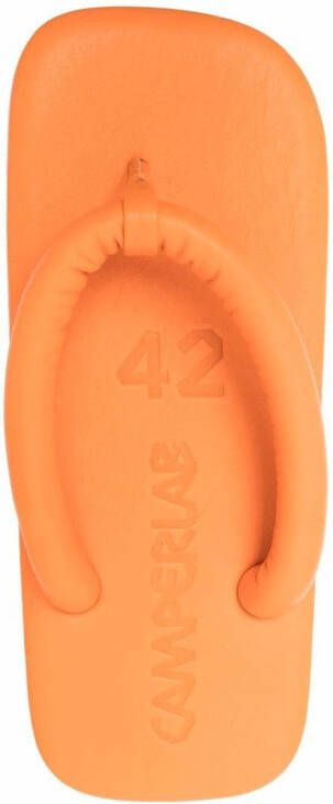 CamperLab padded-design open-toe sandals Orange