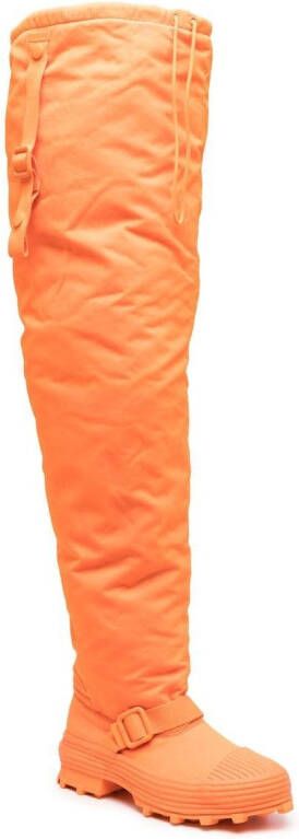 CamperLab padded knee-high boots Orange
