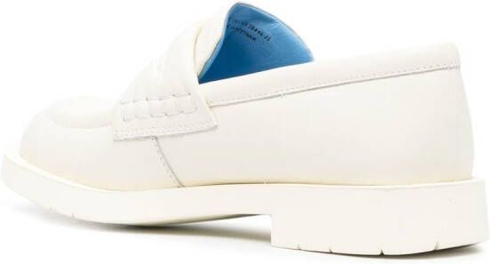 CamperLab padded leather loafers White