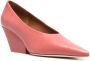CamperLab pointed wedge heel pumps Red - Thumbnail 2