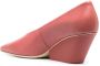 CamperLab pointed wedge heel pumps Red - Thumbnail 3