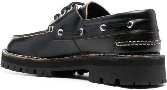 CamperLab square-toe derby shoes Black