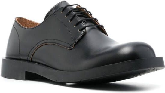CamperLab square-toe leather Derby shoes Black