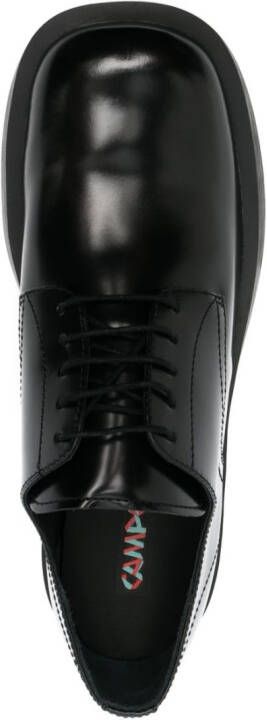 CamperLab Mil 1978 leather derby shoes Black