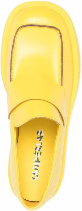 CamperLab square-toe slip-on shoes Yellow