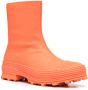 CamperLab Traktori leather ankle boots Orange - Thumbnail 2