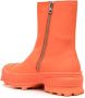 CamperLab Traktori leather ankle boots Orange - Thumbnail 3
