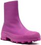 CamperLab Traktori leather ankle boots Purple - Thumbnail 2