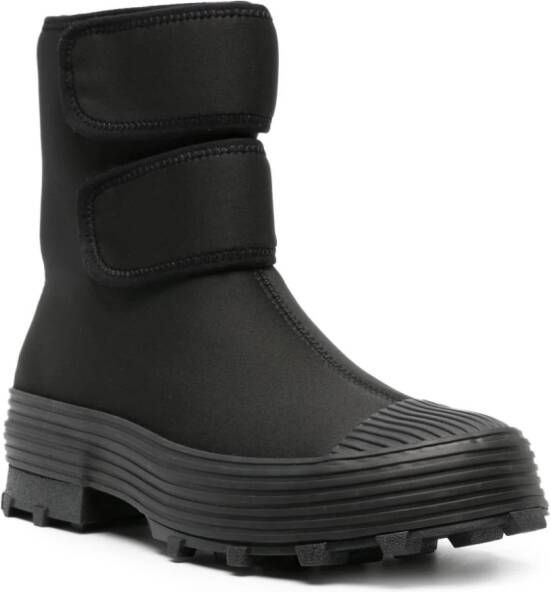 CamperLab Traktori scuba-jersey touch-strap boots Black