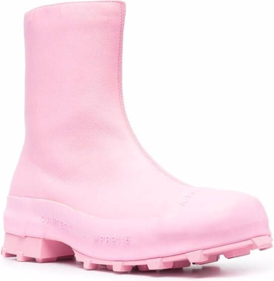 CamperLab Traktori zipped boots Pink