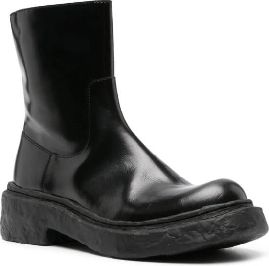 CamperLab Vámonos leather ankle boots Black