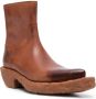 CamperLab Venga leather ankle boots Brown - Thumbnail 2