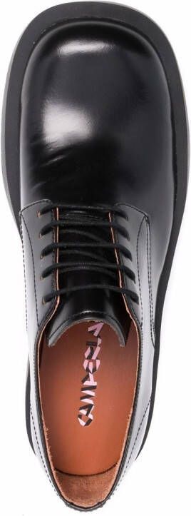 CamperLab wide-toe oxford shoes Black