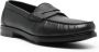 Canali grained-texture almond-toe loafers Black - Thumbnail 2