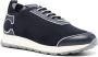 Canali logo-patch knitted sneakers Blue - Thumbnail 2