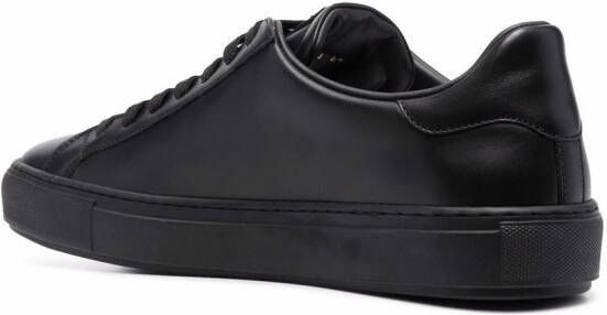 Canali low-top leather sneakers Black
