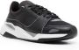 Canali panelled lace-up sneakers Black - Thumbnail 2