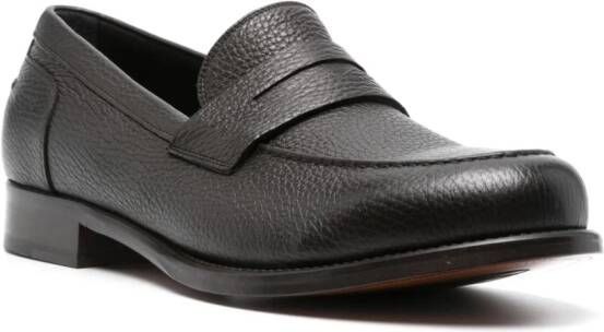 Canali penny-slot loafers Brown