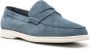Canali suede slip-on loafers Blue - Thumbnail 2