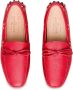 Car Shoe bow-detail driving loafers Red - Thumbnail 4