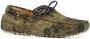 Car Shoe camouflage driver loafers Green - Thumbnail 2