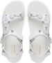 Car Shoe crystal-embellished sandals White - Thumbnail 4